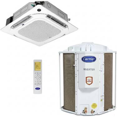 Imagem de Ar Condicionado Split Inverter Cassete Carrier 4 Vias 36000 Btu Quente e Frio 220V 38CQVE36515MC