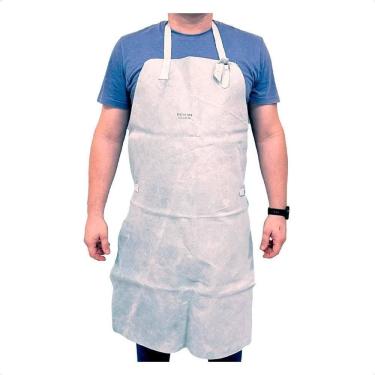 Imagem de 2X Avental De Raspa Cinza Indcouros Para Solda Ca 25977