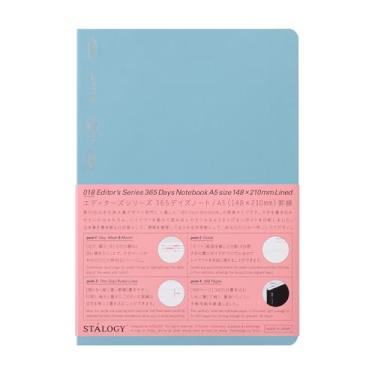 Imagem de Caderno Nitoms SS0109 STALOGY, A5, pautado horizontal, caderno de 365 dias, azul
