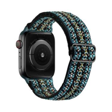 Imagem de Pulseira De Nylon Boêmia Para Apple Watch Ultra 49mm 41mm 45mm, Bracel