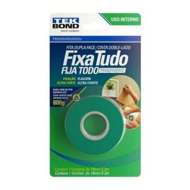 Imagem de Fita Dupla Face 19mmx2m Tekbond 300g Fixa Tudo