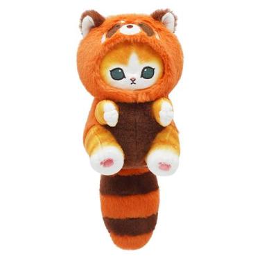 Imagem de Brinquedo de pelúcia QHUACIZJL Cute cat Red Panda 20cm para crianças e