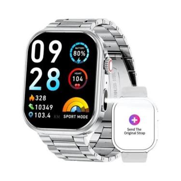 Imagem de Relógio Inteligente Bluetooth Masculino Com Tela Grande LIGE 2.01 HD M