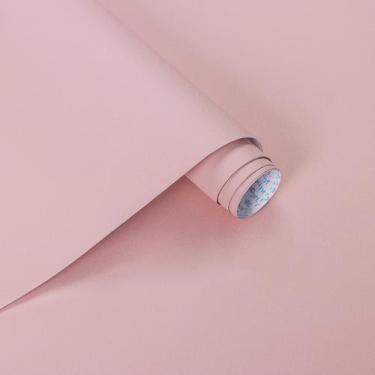 Imagem de Papel de parede Ismoon Pink Peel and Stick 45 cm x 5 m de vinil