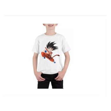Imagem de Camisa polo Son Goku Vegeta Dragon Ball para crianças - Lightbek Offic
