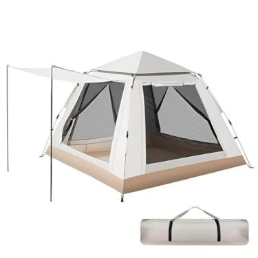 Imagem de New Hawaii Barraca Camping Automática Portátil,Tenda de Acampamento Para 3-4 Pessoas 210 * 210 * 135cm(Bege)