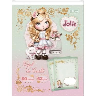 Imagem de Papel de Carta Jolie TILIBRA - 50 Folhas (Verde)