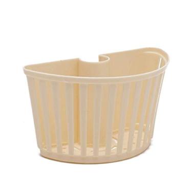 Imagem de P9IDEDFH 1 peça rack de cesta de plástico para pia escorredor esponja rack de armazenamento suporte de bico suprimentos de cozinha rack de drenagem de detritos banheiro (cor: C) (C)