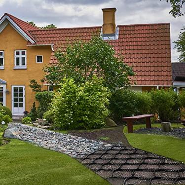 Imagem de Passarela de grade de cascalho para encostas de estacionamento de jardim, geogrelha de resistência de carga super pesada de polietileno, sistema de estabilização de pavimentação de geauricular permeab