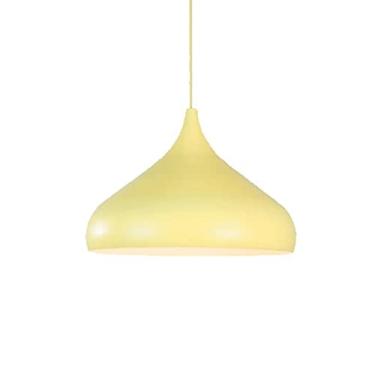 Imagem de CHENKUI Luminária pendente vintage industrial Macaron Abajur metal atmosfera luz de teto, base E26/E27 luminária de teto ajustável rústica para ilha de cozinha, restaurante, bar