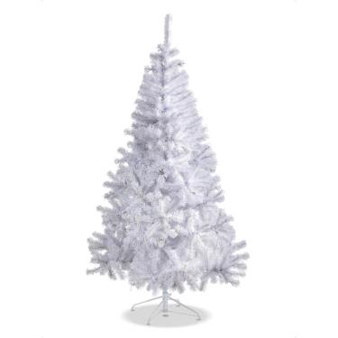 Imagem de Árvore De Natal Branca 1,80Cm 707 Galhos Cheia Pinheiro Luxo