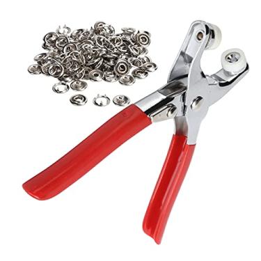 Imagem de Zhjvihx Alicate de Pressão, Alicate de Ferramentas para Artesanato de Costura, Kit de Prensa, de Braçadeira Manual, Conjunto de Fixadores de Pressão para Tecidos e Material de Artesanato para