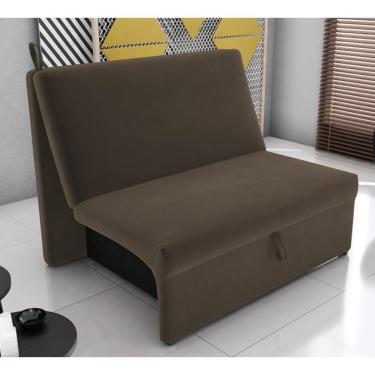 Imagem de Sofá Cama 2 Lugares Belize Suede Cappuccino