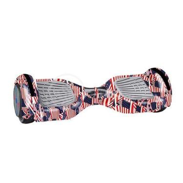 Imagem de Hoverboard Infantil Skate Elétrico Adesivado America Led USA