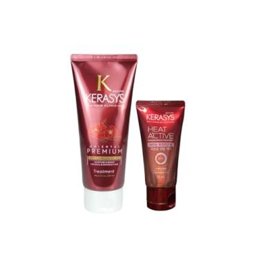 Imagem de Kerasys Kit (Máscara Oriental Premium 200ml + Leave in Heat active 50ml)