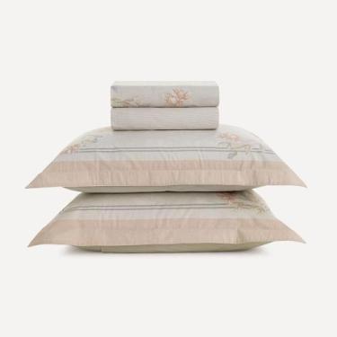Imagem de Jogo de Cama Casal 200 Fios 100% Algodão Amber Karsten, U