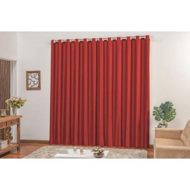 Imagem de Cortina blackout 4,00x2,70 grande em tecido Madrid - EMPÓRIO DO LAR, V