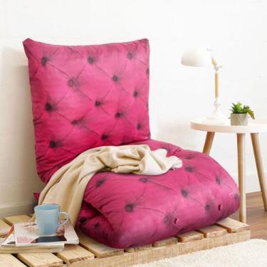 Imagem de Futon Dobrável de Espuma Solteiro Pink - Emcompre - BF Colchões, PINK