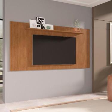 Imagem de Painel Frisado para TV até 65 Polegadas Siena Casa D, Cedro