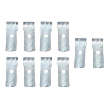 Imagem de Braçadeira de Tubulação de água de Metal 5 Conjuntos de Braçadeira de Fixação de Tubulação de água Banhado a Alumínio Zinco Aves Tubos de Abastecimento de água de Frango Clipes