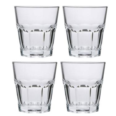 Imagem de Jogo De Copos Baixo Agua Suco Kit 6 Peças 355Ml Vidro Luxo