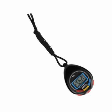 Imagem de Cronômetro Esportivo Profissional Atletismo Cronômetro Eletrônico Cronômetro de Corrida Adequado para Escola Atlética Reunião Ginásio Matéria Prima Superior Amarelo e Preto (Preto)