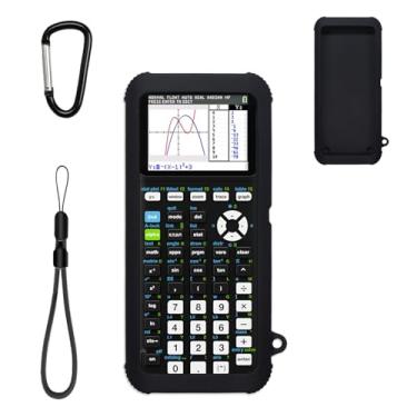 Imagem de Capa para calculadora Texas Instruments TI-84 Plus CE protetora de silicone – à prova de choque, resistente a quedas, manga de borracha macia, antiderrapante, capa de silicone durável para TI-84 Plus