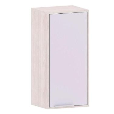 Imagem de Armário Aéreo Para Cozinha 40 Cm 1 Porta Atenas Cinza Cristal - LUCIAN