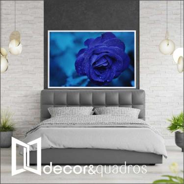 Imagem de Quadro Rosa Lilas 60x40 Cm Adesivo Fotográfico