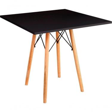 Imagem de Mesa Eames Eiffel Quadrada 70 Cm - Preta