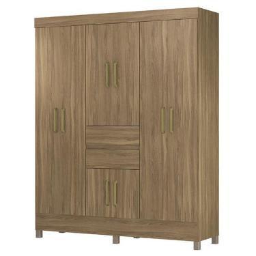 Imagem de Guarda Roupa Casal Munique 8 Portas E 2 Gavetas Amêndola - Demóbile Amêndola