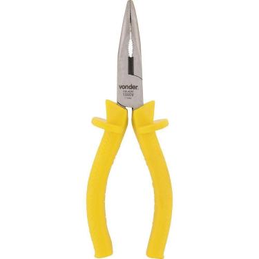 Imagem de Alicate Bico Meia Cana 6" Curvo Vanádio Isolado 1000v Vonder