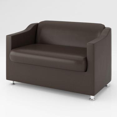 Imagem de Namoradeira Tilla Recepção Clinica Medica Marrom