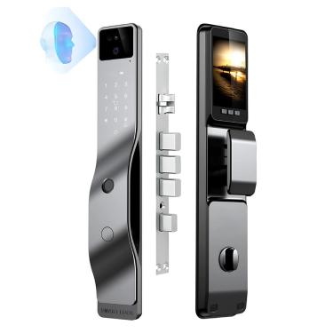 Imagem de Fechadura Digital Facial com Vídeo Chamada e App Tuya Wi-Fi