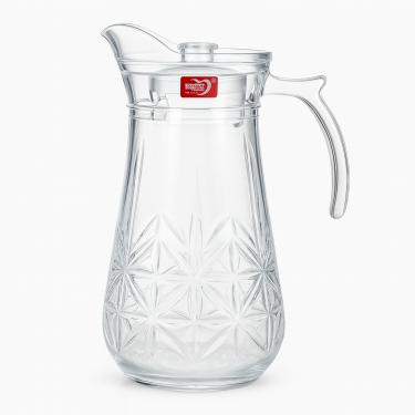 Imagem de Jarra de Vidro com Tampa 1.7 Litros para Suco, Água e Bebidas – Mesa Posta