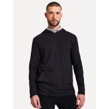 Imagem de Blusa Reserva Masculina Manga Longa Hoodie Color Preta-Masculino