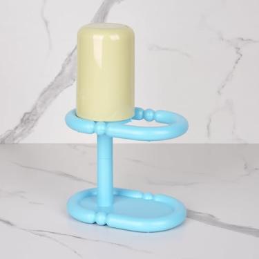 Imagem de Suportes de escova de dentes para banheiro, pasta de dente de plástico e suporte de escova de dentes com copo, suporte de escova de dentes elétrica para armazenamento de acessórios de bancada de