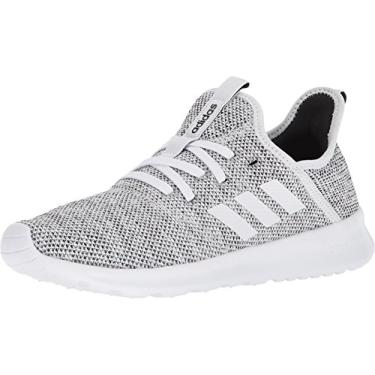 Imagem de adidas Tênis de corrida feminino Cloudfoam Pure 2.0, Branco/Preto, 8