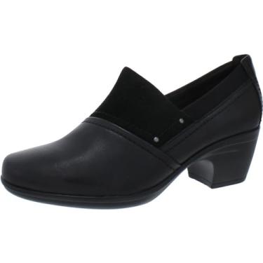 Imagem de Clarks Mocassim feminino Emily Step, Couro preto, 42