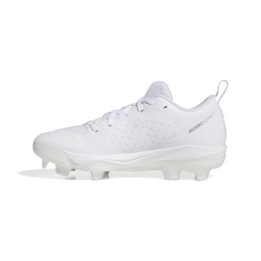 Imagem de adidas Tênis feminino Adizero Instinct, branco/time azul royal/branco, 6.5
