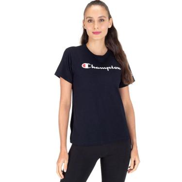 Imagem de CAMISETA FEMININA CHAMPION SCRIPT LOGO BLACK-Feminino