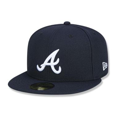 Imagem de Boné Atlanta Braves 5950 Game Cap Fechado Azul - New Era-Unissex