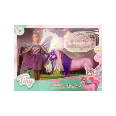 Imagem de BONECA FASHION TINY COM UNICORNIO BRINK+