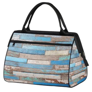 Imagem de Bolsa pequena para o fim de semana para mulheres e homens, design de autismo, bolsa de viagem dobrável, Cor: 23, 15.2*8.3*11.6 inch, Moderno