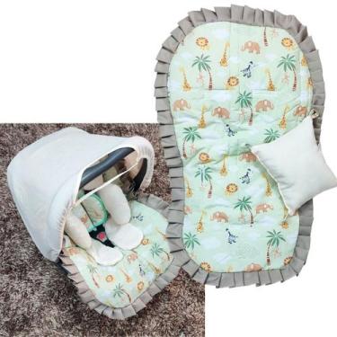 Imagem de Kit Capa de Bebê Conforto + Capa de Carrinho + Apoio Anatômico + Jogo 