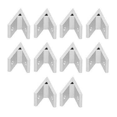 Imagem de Conector de canto de ângulo de alumínio Fixador de junta de perfil de liga de alumínio para serviços pesados ​​de 45 graus de resistência industrial para prateleiras de móveis (4040-45 graus)