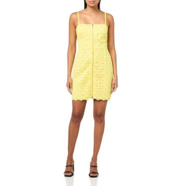 Imagem de Trina Turk Vestido feminino Samaria 2, Lavandou Limão/Branco, 34