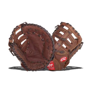 Imagem de Rawlings | Luva de beisebol preferida pelo jogador | arremesso para a mão esquerda | 31,7 cm - barra dupla de haste única