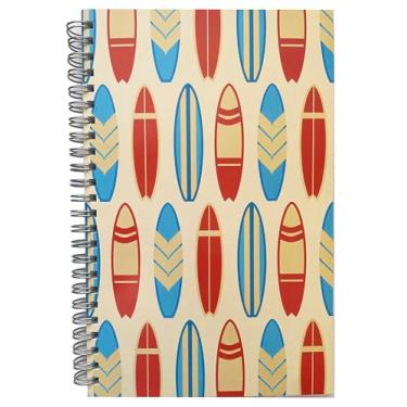 Imagem de Coast Pop Caderno espiral – Caderno de composição pautado universitário de 80 páginas – Caderno lindamente projetado de 14 x 21 cm – designs divertidos e coloridos – Ideal para escrever, notas, diário