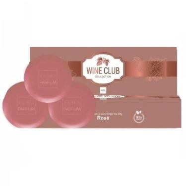Imagem de Kit Sabonetes Wine Club Rose ( 3 x 80g cada ) - Euro-Feminino